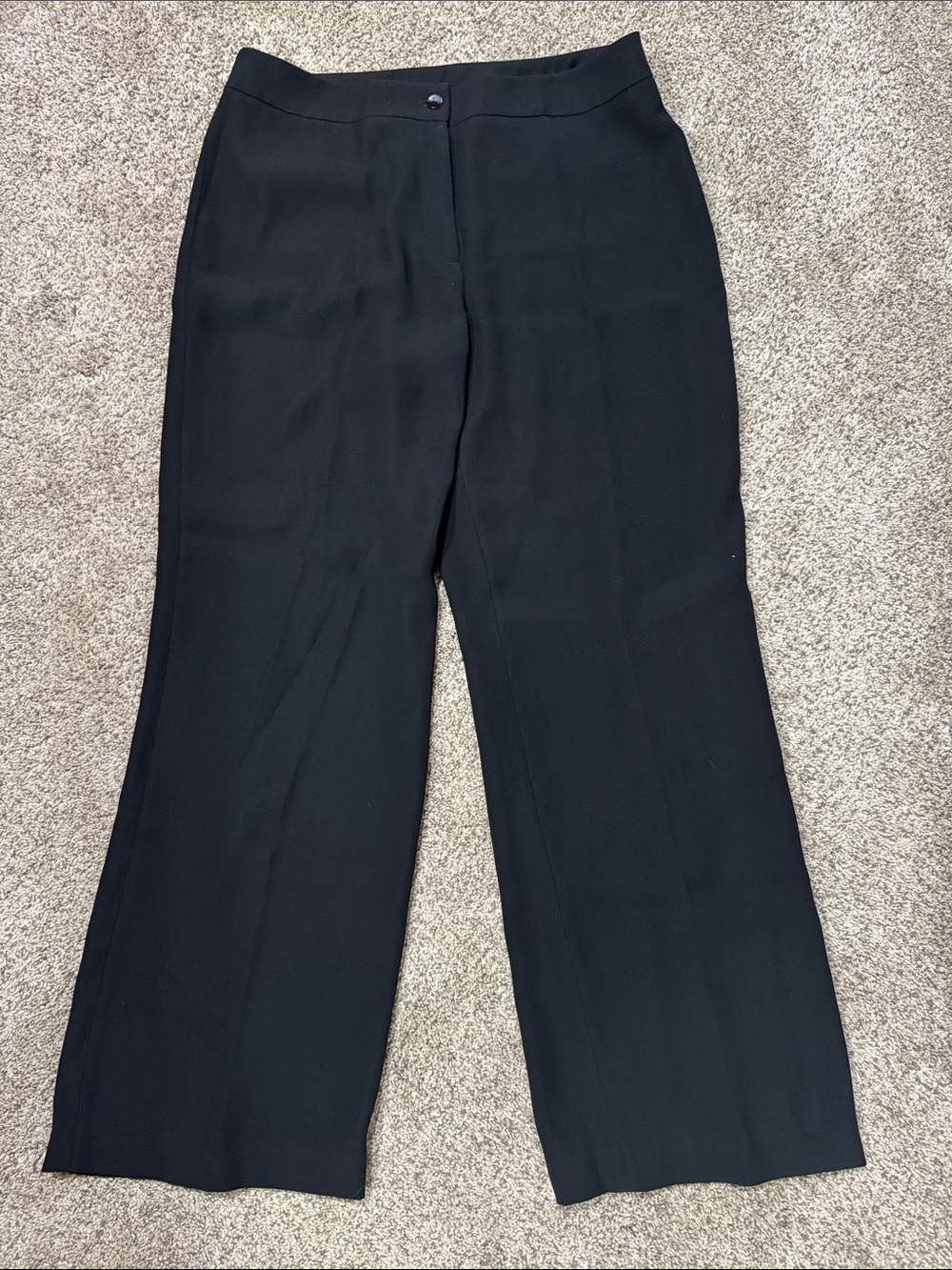 Chico's Black High Waist Wide-Leg Dress Pants 2.5